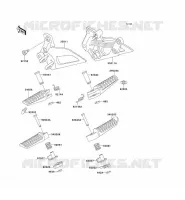 REPOSE PIED pour Kawasaki ZZR250