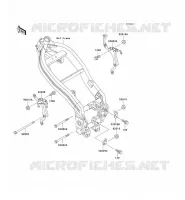 SUPPORT MOTEUR pour Kawasaki ZZR250