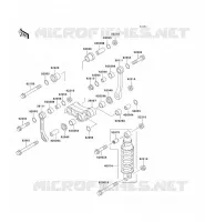 SUSPENSION/AMORTISSEUR pour Kawasaki ZZR250