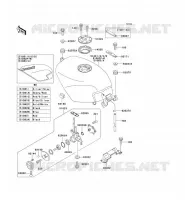 RESERVOIR CARBURANT pour Kawasaki ZZR250
