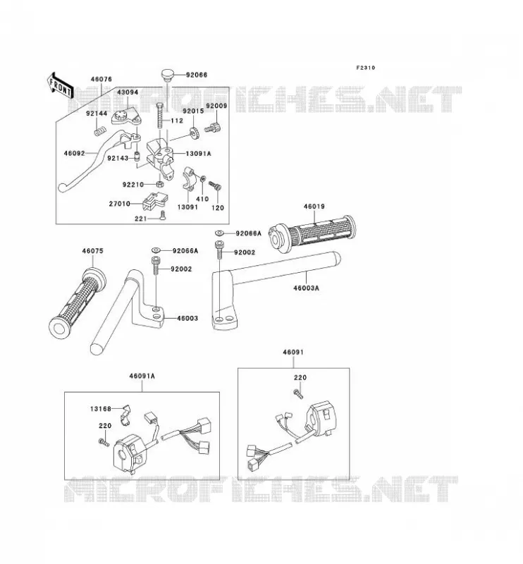 GUIDON Kawasaki MOTOS 250 2004 ZZR250  EX250-H15