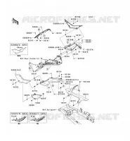 CACHE LAT&Eacute;RAL/GARDE CHAINE pour Kawasaki NINJA 300