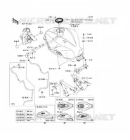 RESERVOIR CARBURANT pour Kawasaki NINJA 300
