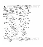 CARENAGE INFERIEUR pour Kawasaki NINJA 300