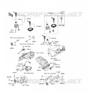 CONTACTEUR SERRURE/R&Eacute;FLECTEUR pour Kawasaki NINJA 300