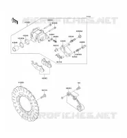 FREIN ARRIERE pour Kawasaki NINJA 300