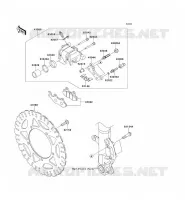 FREIN AVANT pour Kawasaki NINJA 300