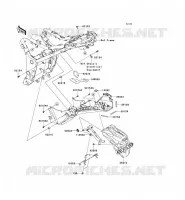 GARDE BOUE ARRI&Egrave;RE pour Kawasaki NINJA 300