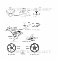 STICKER(WHITE) pour Kawasaki NINJA 300
