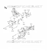 SUPPORT MOTEUR pour Kawasaki NINJA 300