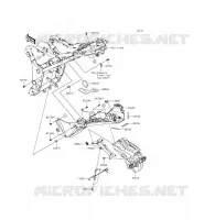 GARDE BOUE ARRI&Egrave;RE pour Kawasaki NINJA 300