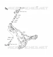 CH&Acirc;SSIS pour Kawasaki NINJA 300 ABS