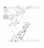 GARDE BOUE AVANT pour Kawasaki NINJA 300 ABS