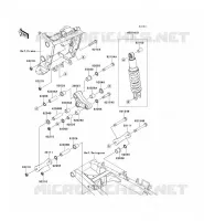 SUSPENSION/AMORTISSEUR pour Kawasaki NINJA 300 ABS