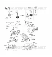 CONTACTEUR SERRURE/R&Eacute;FLECTEUR pour Kawasaki NINJA 300 ABS