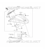 ACCESSOIRE (COUVRE SELLE) pour Kawasaki NINJA 300 ABS