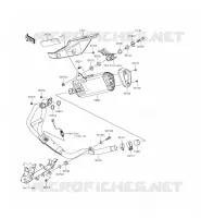 &Eacute;CHAPPEMENT pour Kawasaki NINJA 300 ABS