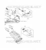 FEUX ARRI&Egrave;RE(S) pour Kawasaki NINJA 300 ABS