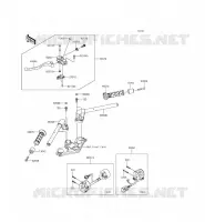 GUIDON pour Kawasaki NINJA 300 ABS