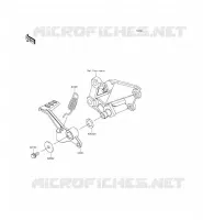 PEDALE DE FREIN pour Kawasaki NINJA 300 ABS