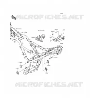 PIECE DE CADRE (COUVERTURE) pour Kawasaki NINJA 300 ABS