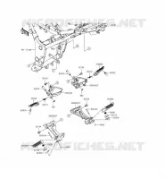 REPOSE PIED pour Kawasaki NINJA 300 ABS