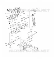 SUSPENSION/AMORTISSEUR pour Kawasaki NINJA 300 ABS