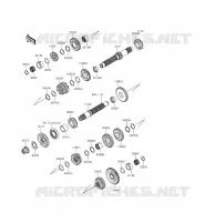 TRANSMISSION pour Kawasaki NINJA 300 ABS