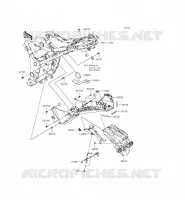 GARDE BOUE ARRI&Egrave;RE pour Kawasaki NINJA 300 ABS
