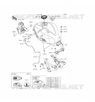 RESERVOIR CARBURANT pour Kawasaki NINJA 300 ABS