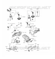 CONTACTEUR SERRURE/R&Eacute;FLECTEUR pour Kawasaki NINJA 300 ABS