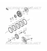 EMBRAYAGE pour Kawasaki NINJA 300 ABS