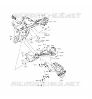 GARDE BOUE ARRI&Egrave;RE pour Kawasaki NINJA 300 ABS
