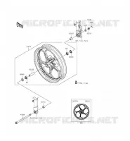 ROUE AVANT pour Kawasaki NINJA 300 ABS