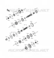 TRANSMISSION pour Kawasaki NINJA 300 ABS
