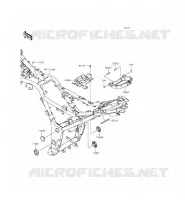 PIECE DE CADRE (COUVERTURE) pour Kawasaki NINJA 300 ABS