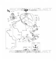 RESERVOIR CARBURANT pour Kawasaki NINJA 300 ABS