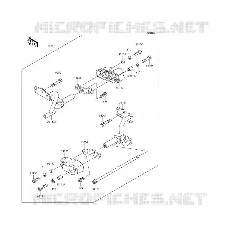 ACCESSOIRE (PROTECTION MOTEUR) Kawasaki MOTOS 300 2015 NINJA 300 ABS  EX300BFS