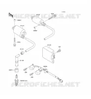 BOBINE D'ALLUMAGE pour Kawasaki GPZ500S