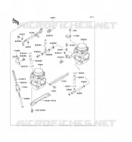 CARBURATEUR pour Kawasaki GPZ500S