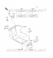 CARENAGE INFERIEUR pour Kawasaki GPZ500S