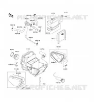 FILTRE &Agrave; AIR pour Kawasaki GPZ500S