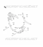 PIECE DE CADRE pour Kawasaki GPZ500S