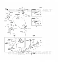 RESERVOIR CARBURANT pour Kawasaki GPZ500S