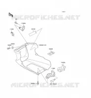 CARENAGE INFERIEUR pour Kawasaki GPZ500S