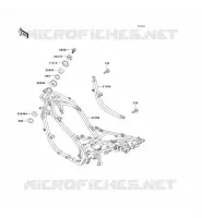 CH&Acirc;SSIS pour Kawasaki GPZ500S