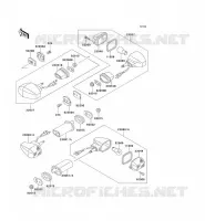 CLIGNOTANTS pour Kawasaki GPZ500S