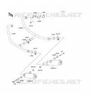 &Eacute;CHAPPEMENT pour Kawasaki GPZ500S