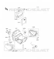 FILTRE A AIR pour Kawasaki GPZ500S