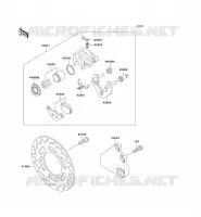FREIN ARRIERE pour Kawasaki GPZ500S